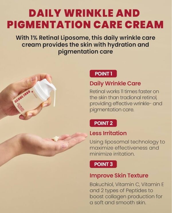KSECRET - SEOUL 1988 Cream : Retinal Liposome 1% + Fermented Rice - Image 3