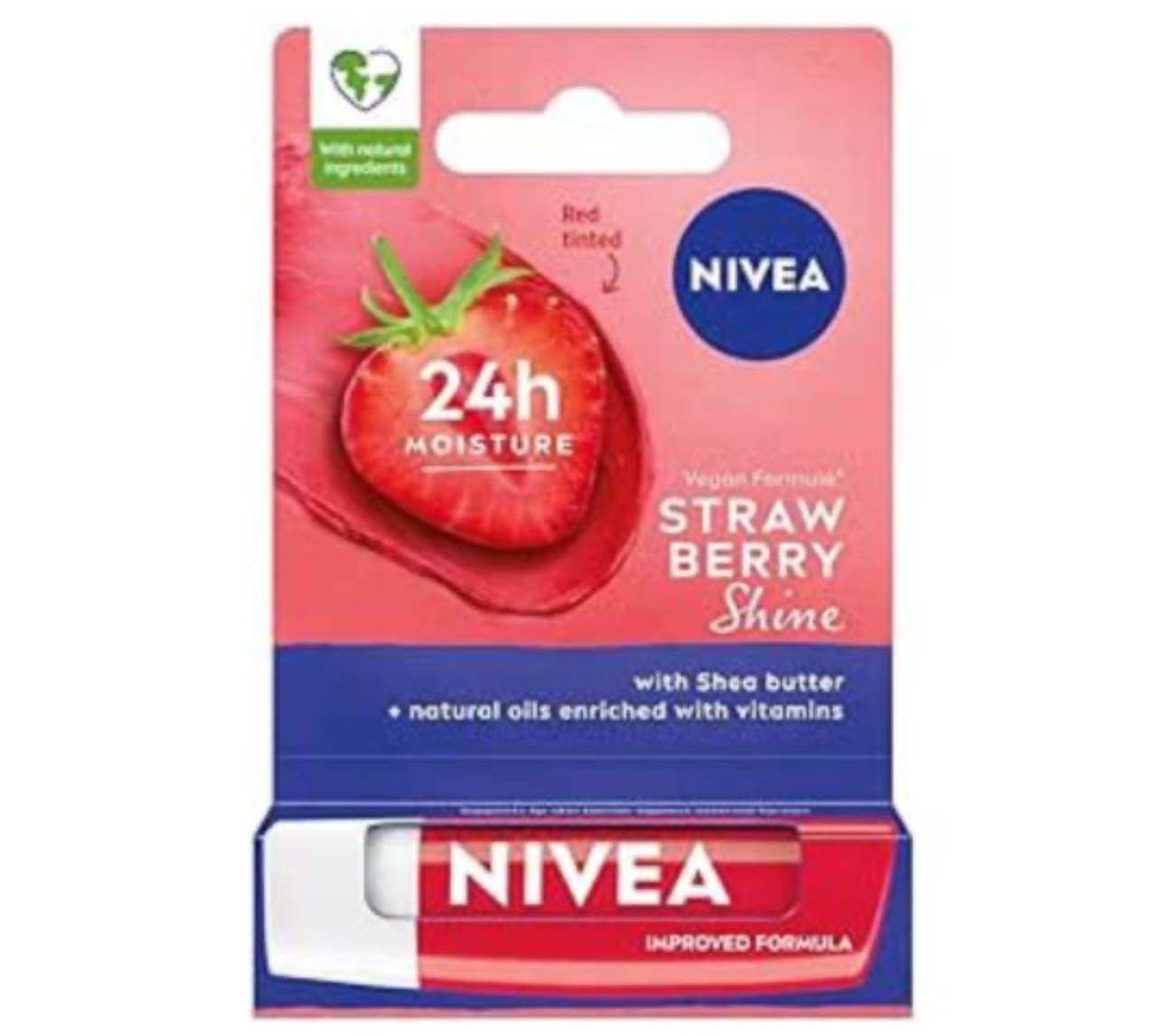 Nivea Lip Care Strawberry Shine