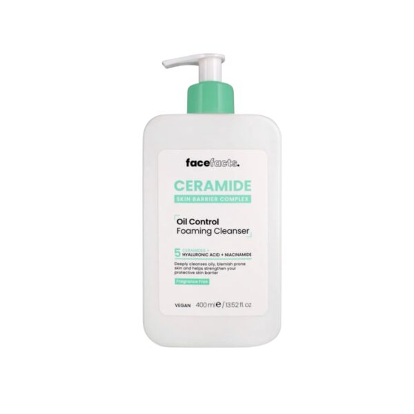 FACEFACTS -CERAMIDE Oil Control Foaming Cleanser 400ml