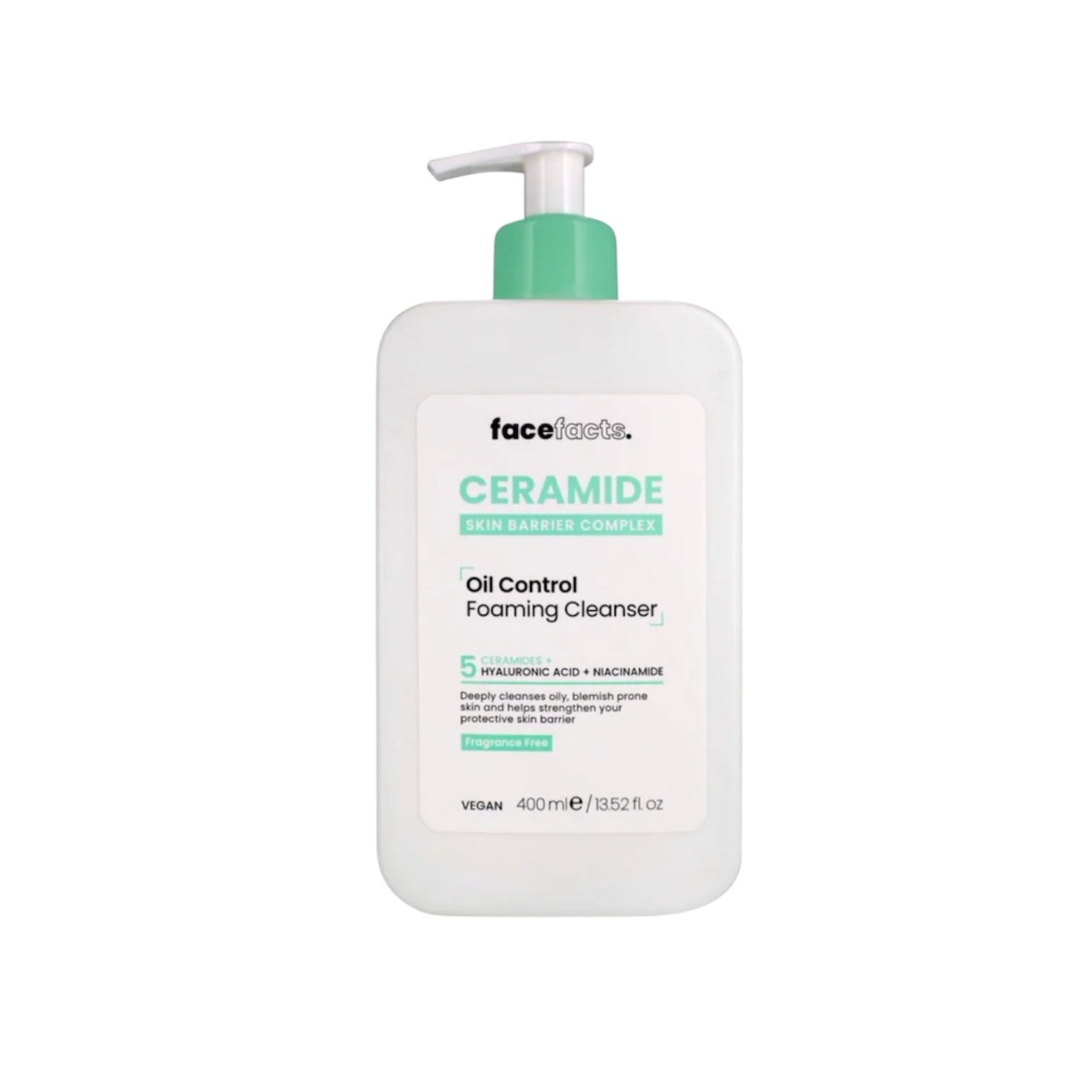 FACEFACTS -CERAMIDE Oil Control Foaming Cleanser 400ml