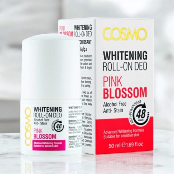 Cosmo Pink Blossom Whitening Roll On Deo