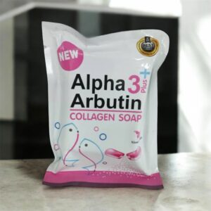 Alpha 3+ Arbutin Collagen Soap – 80g