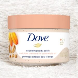 DOVE -Exfoliating Body Polish (Colloidal Oatmeal & Calendula Oil) 298g