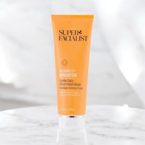 Super Facialist Vitamin C + Brighten Gentle Daily Micro Polish Wash 125ml