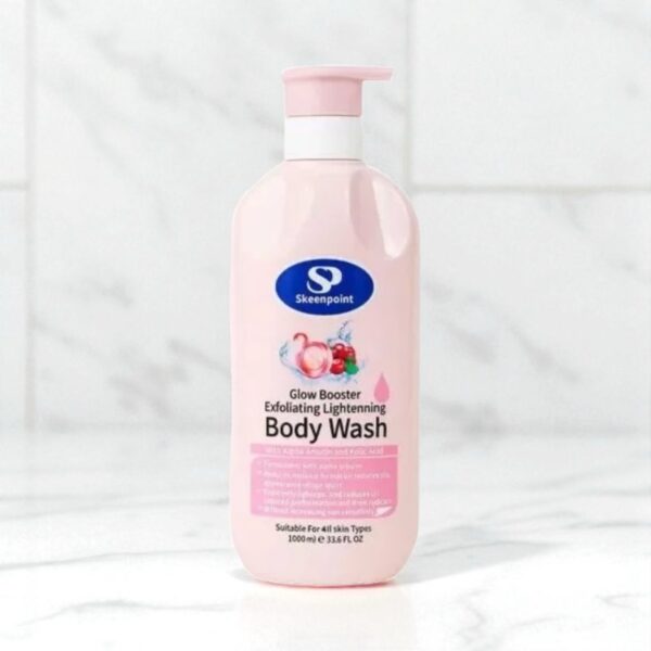 SKEENPOINT -Glow Booster Exfoliating Lightening Body Wash 33.8 oz 1000ml