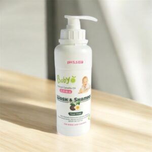 Bubula Baby Camellia Oil Wash & Shampoo 500ml