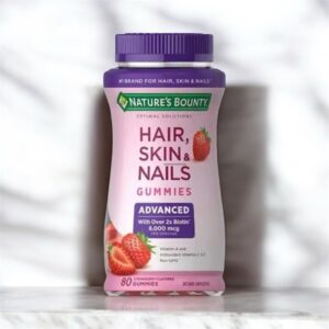 Nature’s Bounty Advanced 2x biotin 6,000mcg 80 gummies