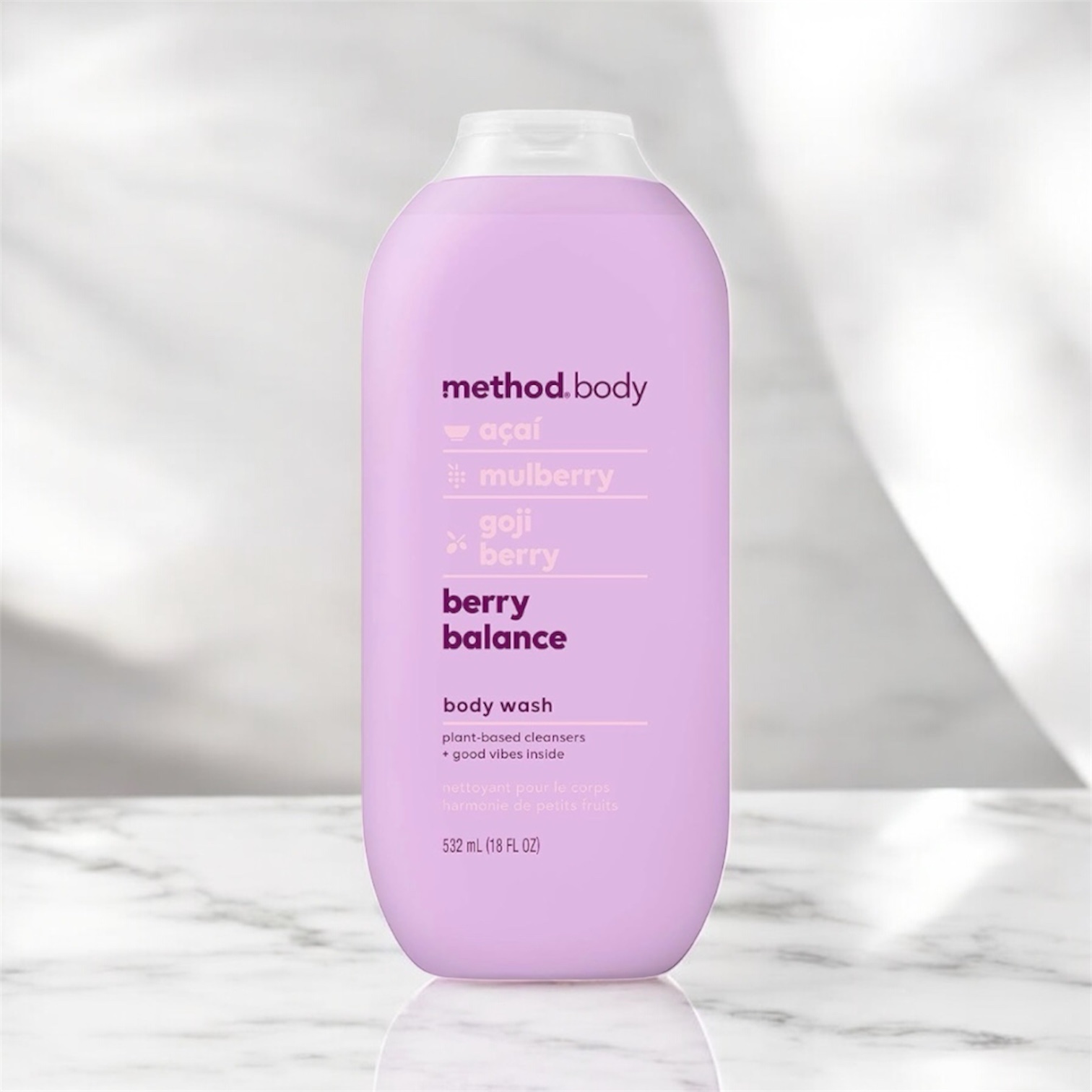 Method Berry Balance Body Wash, 18oz