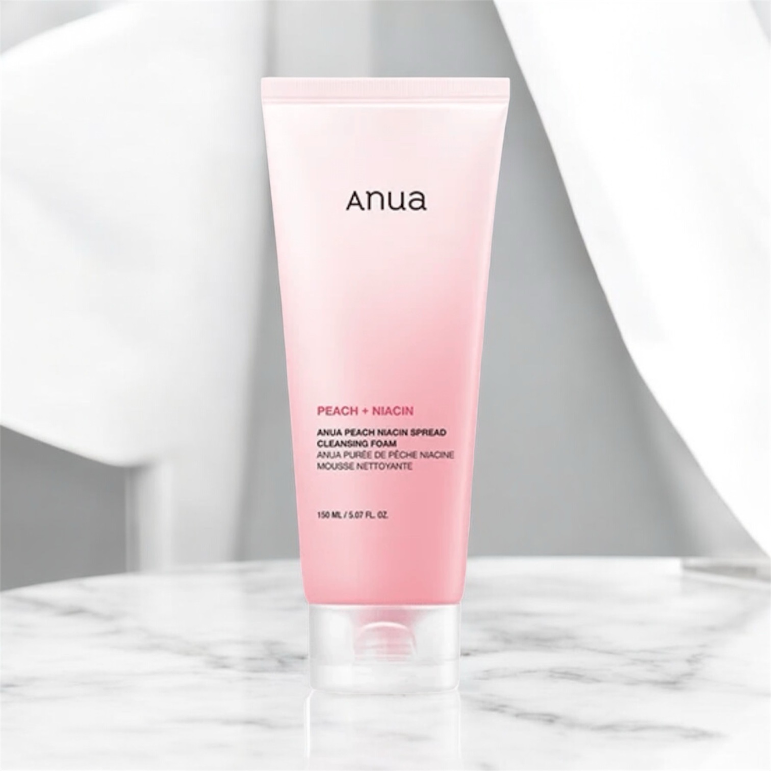 Anua Peach Niacin Spread Cleansing Foam 150ml