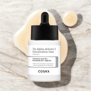 COSRX 2% Alpha Arbutin Discoloration Care Face Serum with Niacinamide, Glutathione & Tranexamic Acid