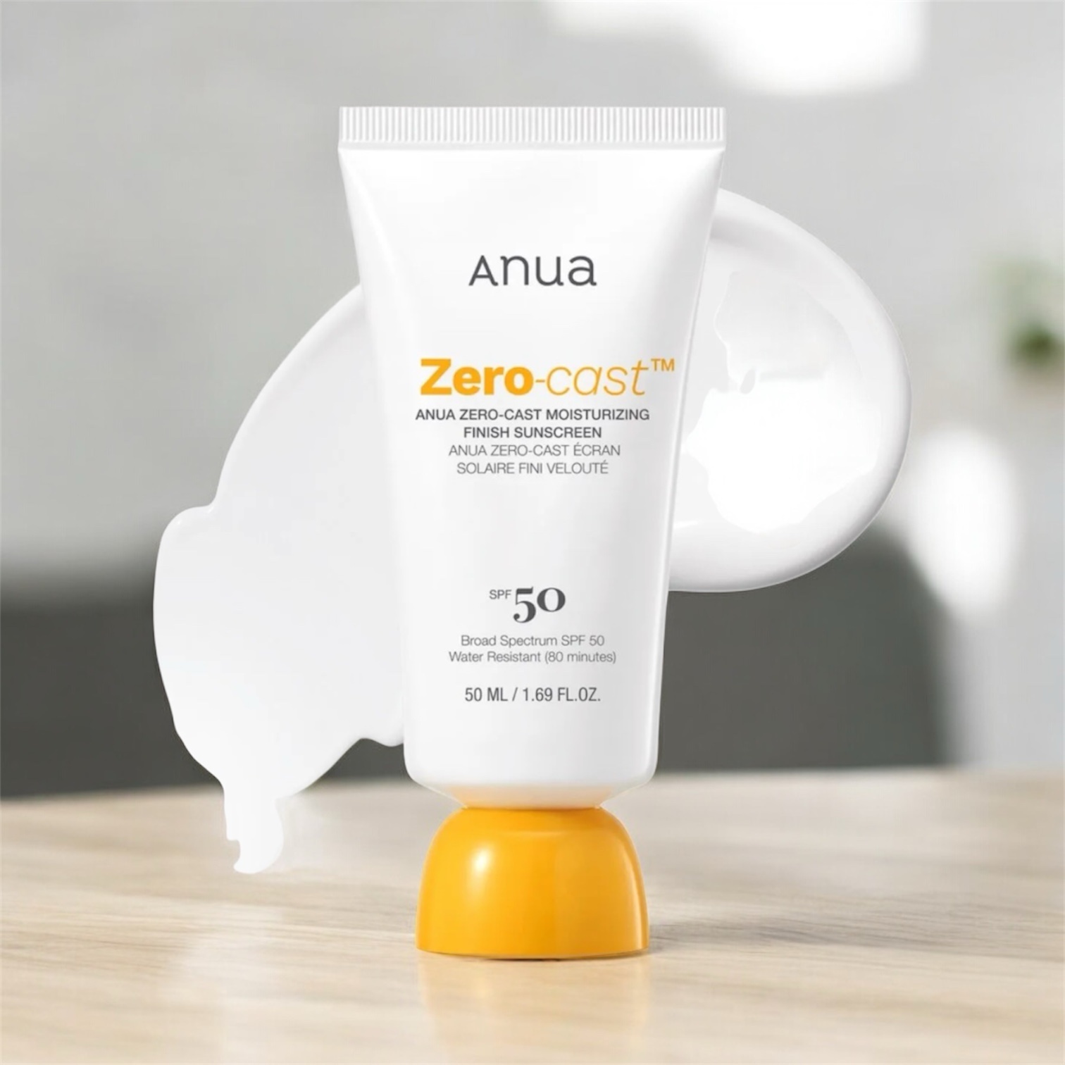 Anua Zero cast Moisturizing Finish Sunscreen