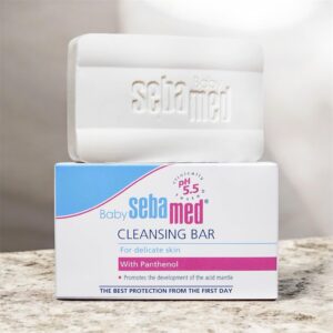 SEBAMED Baby Ultra Mild Cleansing Bar - Hypoallergenic Non-irritating Cleanser with Vitamins and Amino Acids 3.5 Ounces (100g)