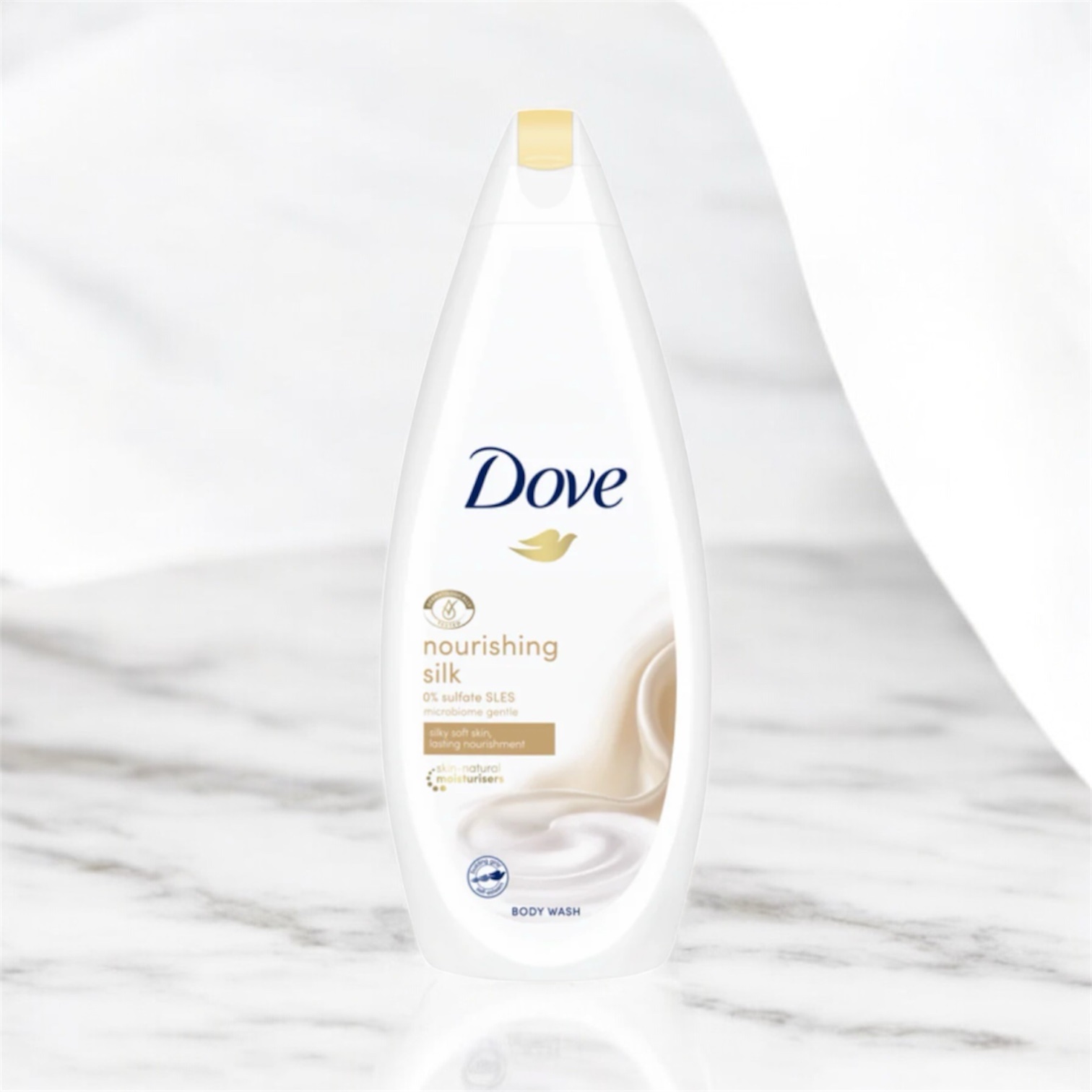 DOVE NOURISHING SILK BODY WASH 500ml