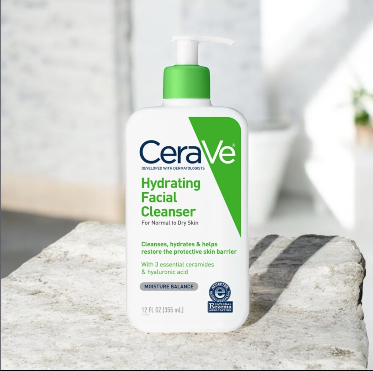 Cerave Hydrating Facial Cleanser 12 FL OZ 355ml USA