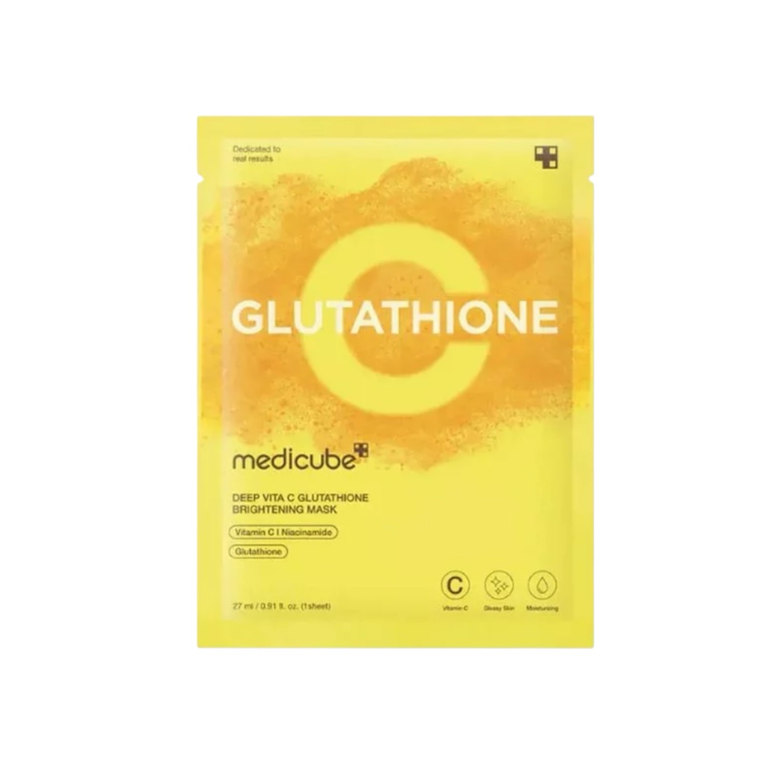 MEDICUBE -DEEP VITA C GLUTATHIONE BRIGHTENING MASK 1 SHEET