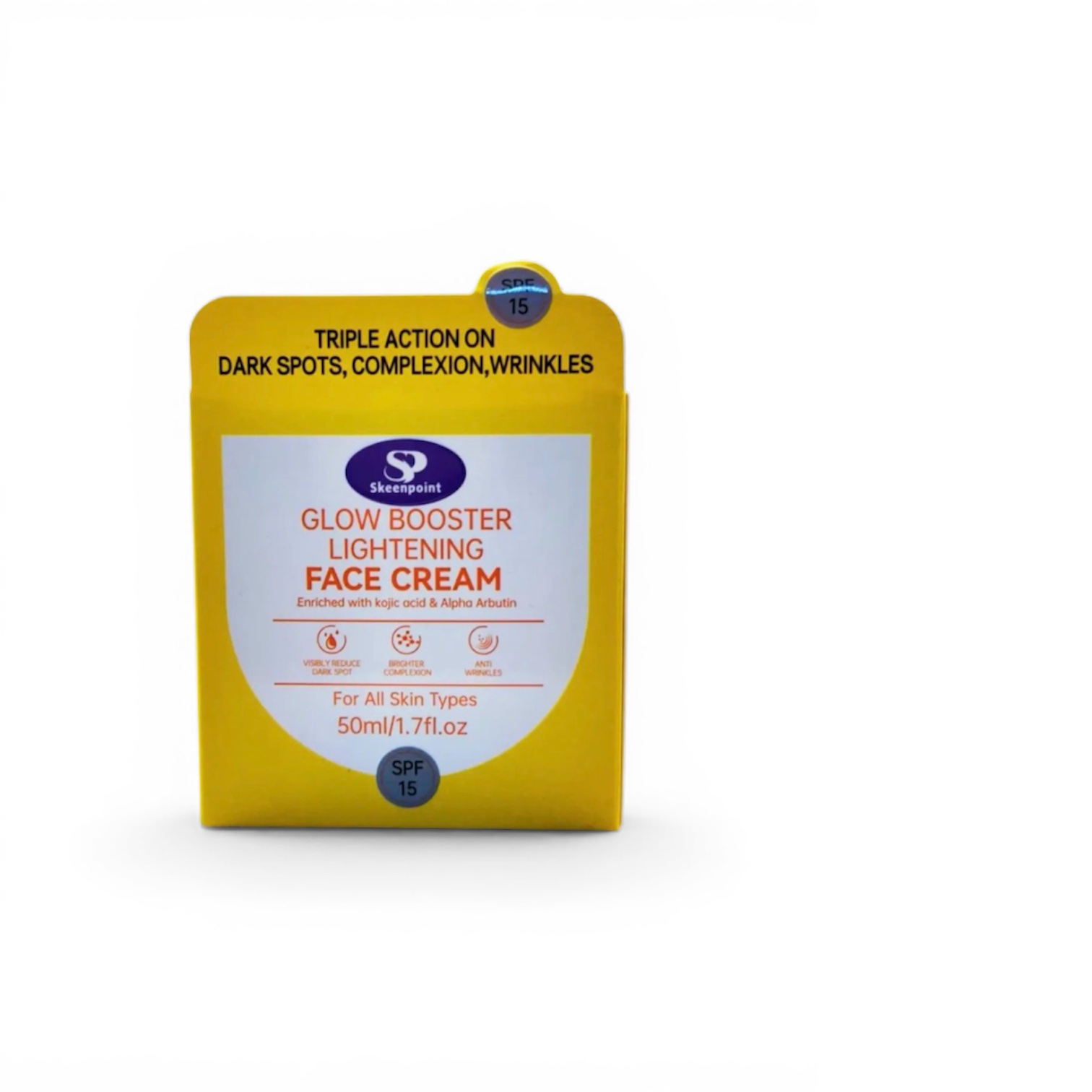 SKEENPOINT -Glow Booster Lightening Face Cream with Kojic acid and Alpha arbutin 50ml