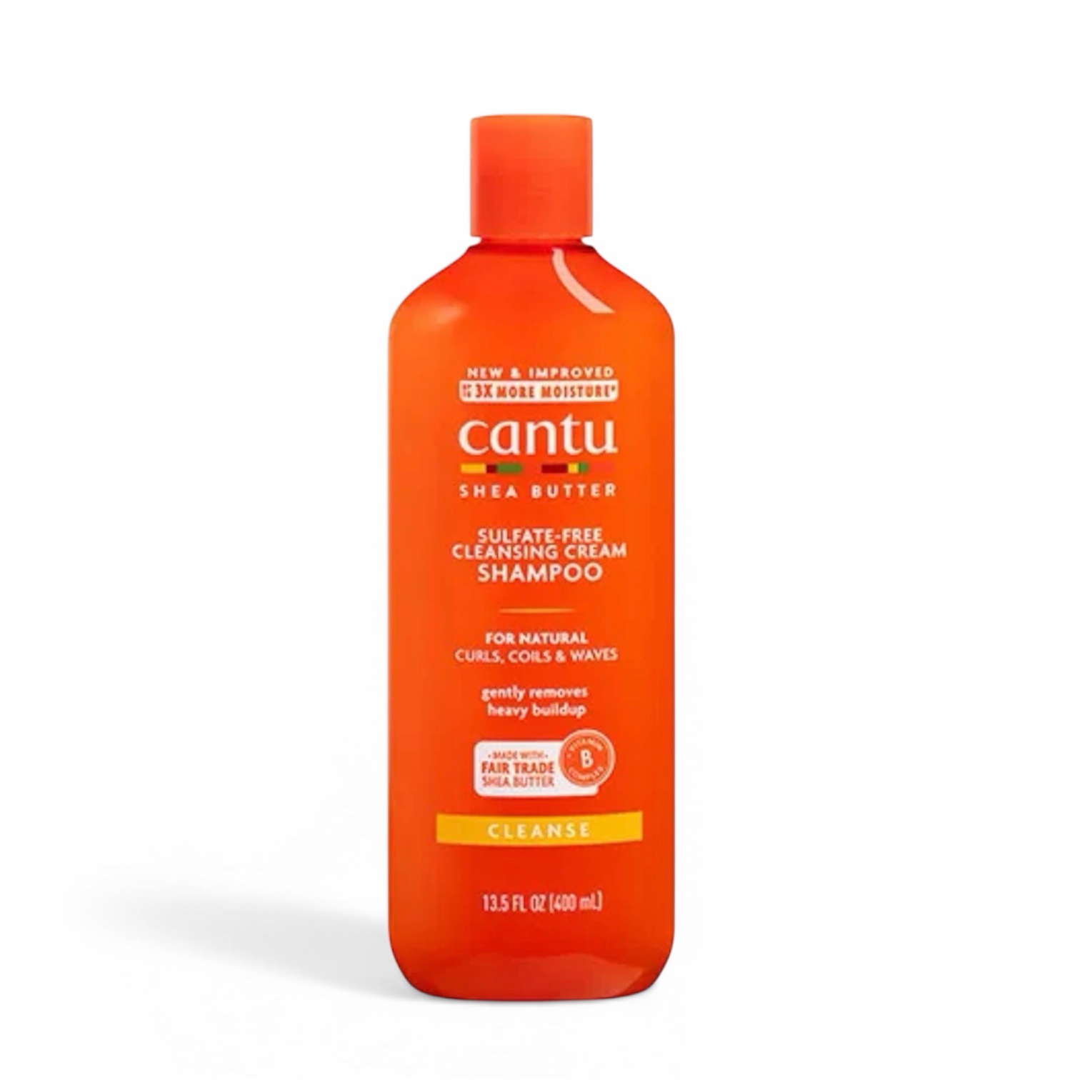 Cantu Sulfate-Free Cleansing Cream Shampoo with Shea Butter for Natural Hair, 400ml