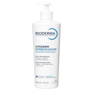 Bioderma Atoderm Intensive Balm, Hydrating Balm for Dry to Atopic Sensitive Skin, Face & Body Moisturizer with Ultra Soothing Anti-Itching Formula, Fragrance-Free, Non-Greasy & Non-Sticky for Family