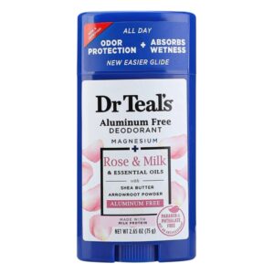 Dr Teals Aluminum Free Deodorant – Rose & Milk