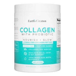 Earth’s Creations Hydrolyzed Collagen With Probiotics Unflavored