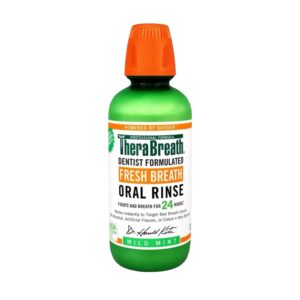 THERABREATH -Dentist Formulated Fresh Breath (Mild Mint) Oral Rinse 473ml