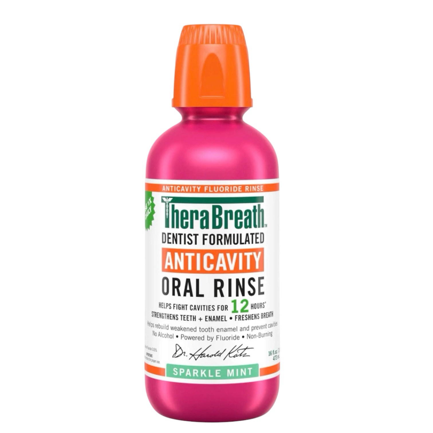 TheraBreath Anticavity Oral Rinse - Sparkle Mint