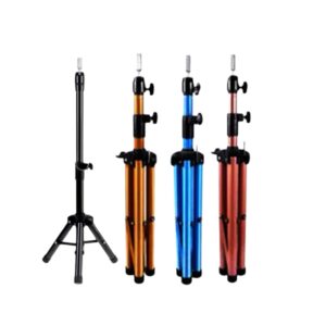 Adjustable Tripod Stand Holder For Hair Dressing Training Large Size
