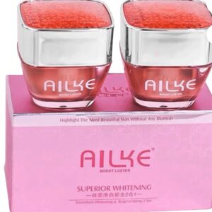 AILKE BOOST LUSTER SUPERIOR WHITENING 2‑IN‑1 DAY & NIGHT FACE CREAM
