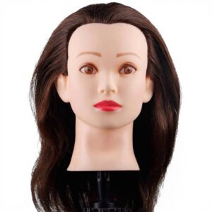 Mannequin Head with Human Hair