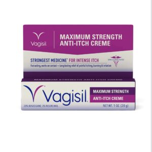 Vagisil Anti-Itch Cream, Maximum Strength, 1 oz (28 g)