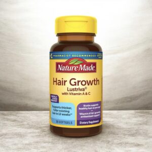 Nature made Hair Growth Lustriva® with Vitamin A & C Softgels