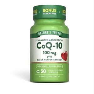 Nature’s Truth CoQ-10 100 mg 50 Softgels