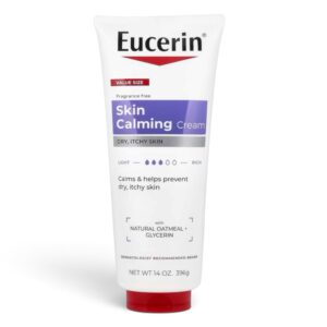 Eucerin Skin Calming Cream, Dry, Itchy Skin, Fragrance-free, 14 oz (396 g)