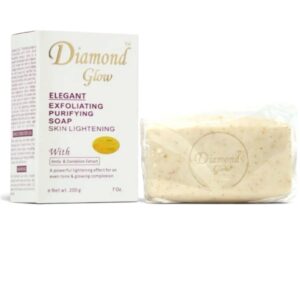 Diamond Glow Elegant Exfoliating Soap E Net Wt. 200g / 7 Oz (Package may vary)